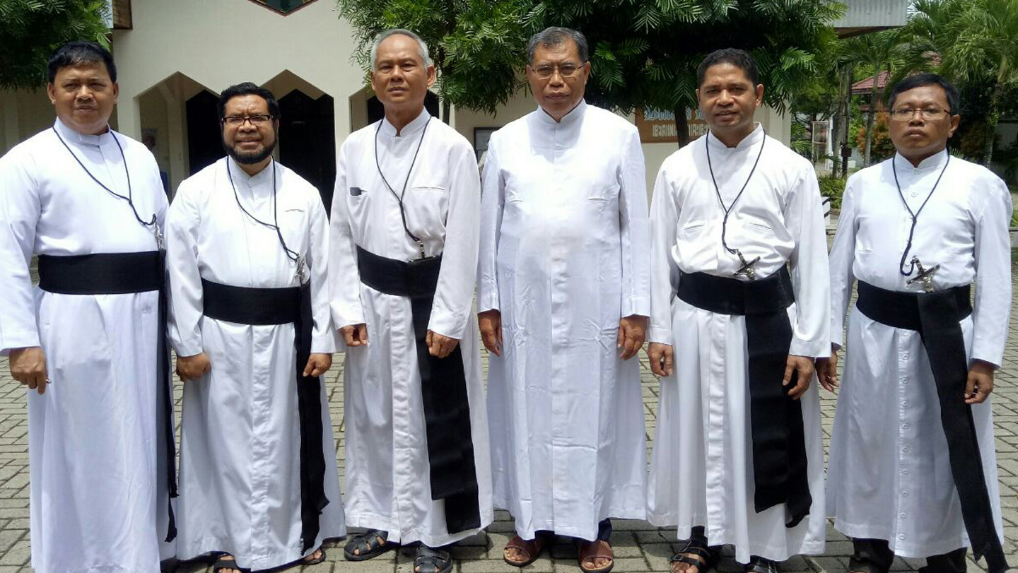 Nuovo Governo Provinciale della Provincia MSF in Kalimantan con il Vicario Generale P. Agustinus Purnama MSF